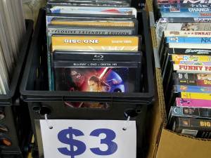 DVDs and CDs: 787 units (Taylor, MI.)