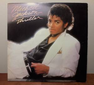 Vintage Michael Jackson Thriller Vinyl Record Album 80s (Marietta)