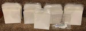 Double pocket CD sleeves with clear poly separator (~435)