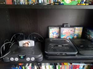 Sega cd sega genesis and n64 for barter (El cajon)