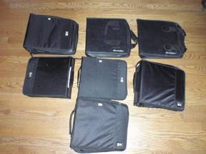 LOT OF 7 CD-LOGIC DISCWASHER CD/DVD CASES HOLDERS (Lombard)