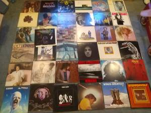 90 vinyl LP albums, The who, Aerosmith, Chicago, Uriah Heep
