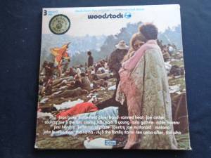 WOODSTOCK ALBUM 1970 3 RECORD SET (Santa Barbara)