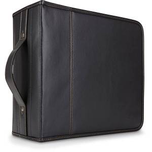 Case Logic CD and Dvd Storage Binder, 240 Capacity, Black Faux Leather (West