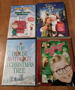 Christmas Movies, DVDs, $5 each (Chico)