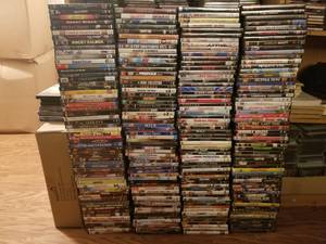 750 DVDs DVD's Movies (Ellenwood)