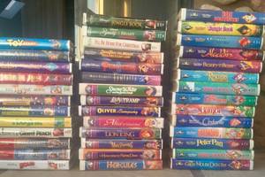 Disney vhs and dvds