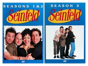 Seinfeld DVD 4-Disc Box Sets - Seasons 1 & 2 and Season 3 (Southwest Reno)