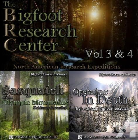DVD Vol 3-4 RARE Private Bigfoot Sasquatch Research Expedition Documen