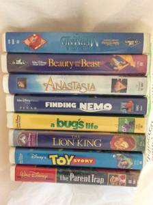 Disney VHS tapes (Geneva)