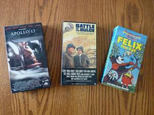 3 Different VHS Movies (South Point)