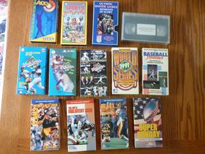 Sports VHS Tapes (South Point)