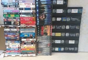 Over 80 VHS Tapes- various (downtown)