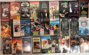 27 MOVIES on SEALED VHS CASSETTES (Hull)