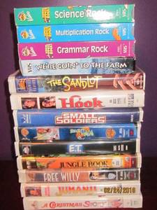 Vhs Kids Tapes (Apple Valley)