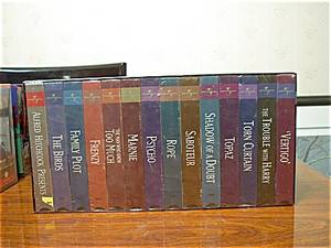 alfred hitchcock collection 14 box set vhs from universal studios (shoreview)
