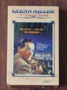 Rare Glenn Miller A Moonlight Serenade on VHS (Carson)