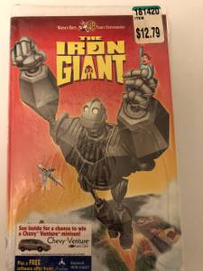 Rare New Iron Giant Vhs (West Hills / Burbank)