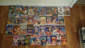 BUNDLE LOT Of VHS Disney Movies (Texas City)