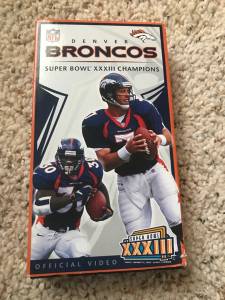 Denver Broncos Superbowl Champs VHS (White Bear Lake)
