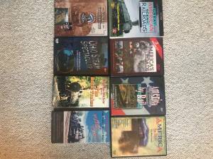 Collection of Train and Railroad DVDs and VHS (Silver Firs)