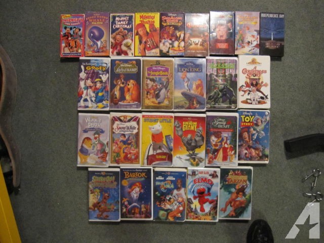 VHS Tapes - Disney & Others