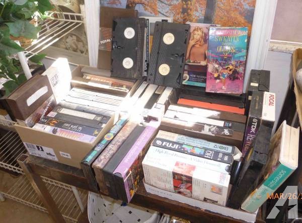 Movies, VHS, 12 movies for