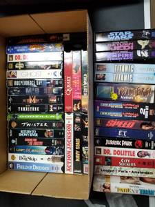 38 Assorted VHS tapes (Muskegon and Byron Center)