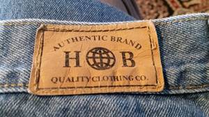 Big & Tall Casual Male Harbor Bay Blue & Black Jeans size 64-32