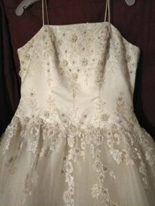 Elegant Wedding Dress... Size 14 (Frederick)