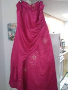 Pink halter Prom Dress with sequins (North Myrtle Beach)