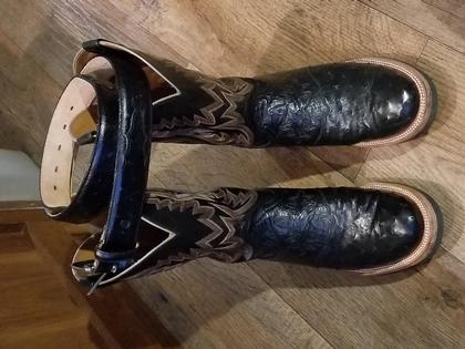 Lucchese Full Quill Ostrich Boots