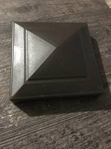 New 16x Plastic deck post cap for 4x4 plastic or vinyl or metal sleeve (Bothell)