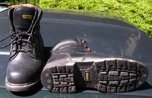 Stanley work boots/steel toe size Mens 8 1/2 (Woodinville)