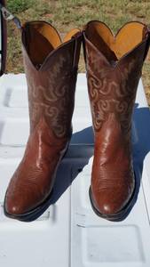 Size 13 Lucchese Ostrich Boots (El Paso)