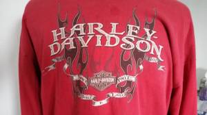 Harley Davidson Tacoma Red Long Sleeve Shirt Men's Size Large (Tacoma)