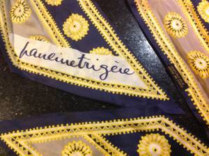 Silk scarves, 1 is designer Pauline Trigere, floral / vintage patterns (St