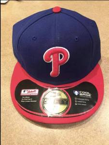 Authentic Phillies NewEra Phillies 59fifty hat -Low Profile-size 7 1/4