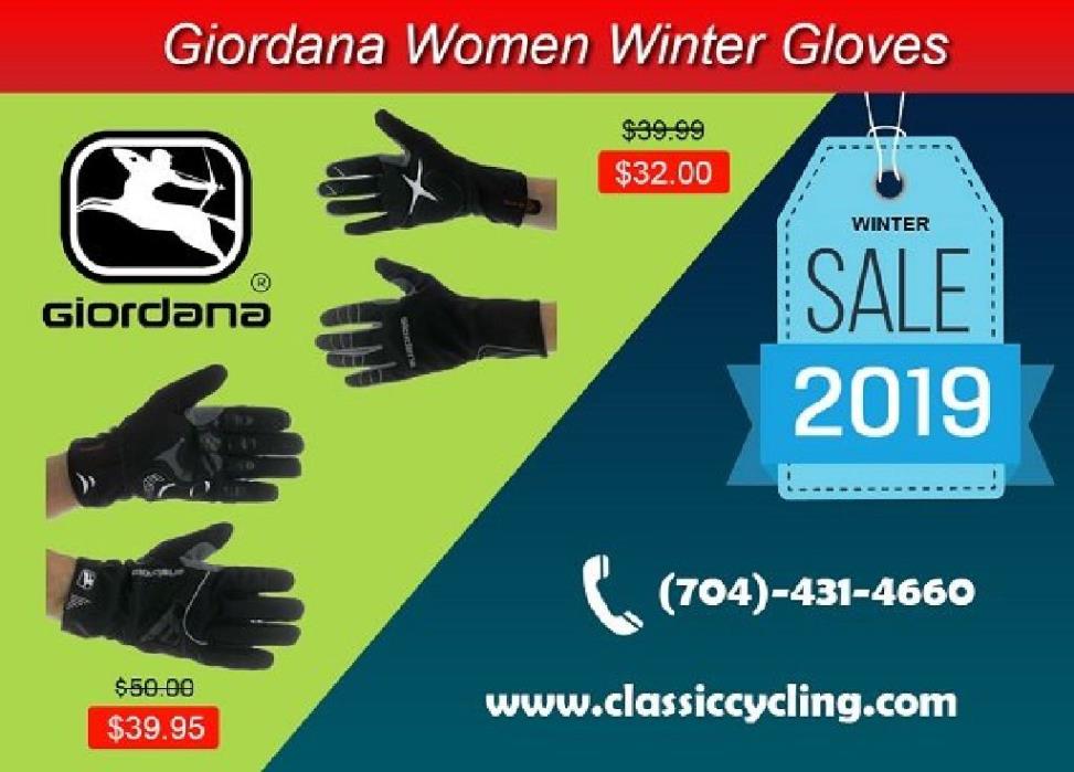 Exclusive Offer on Giordana Women Winter Gloves â?? Classic Cycling | Call