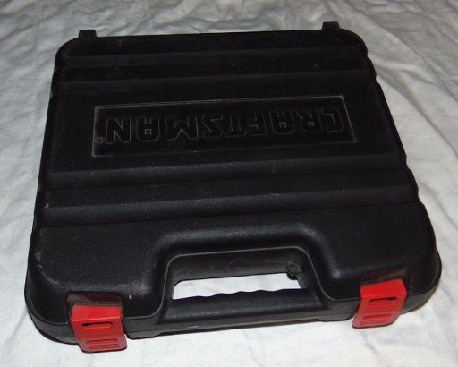 Black Plastic CRAFTSMAN Sears DRILL Tool CASE Only with Belt