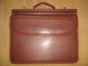 Genuine Leather Briefcase, Bag, Waist Belt (financial district)