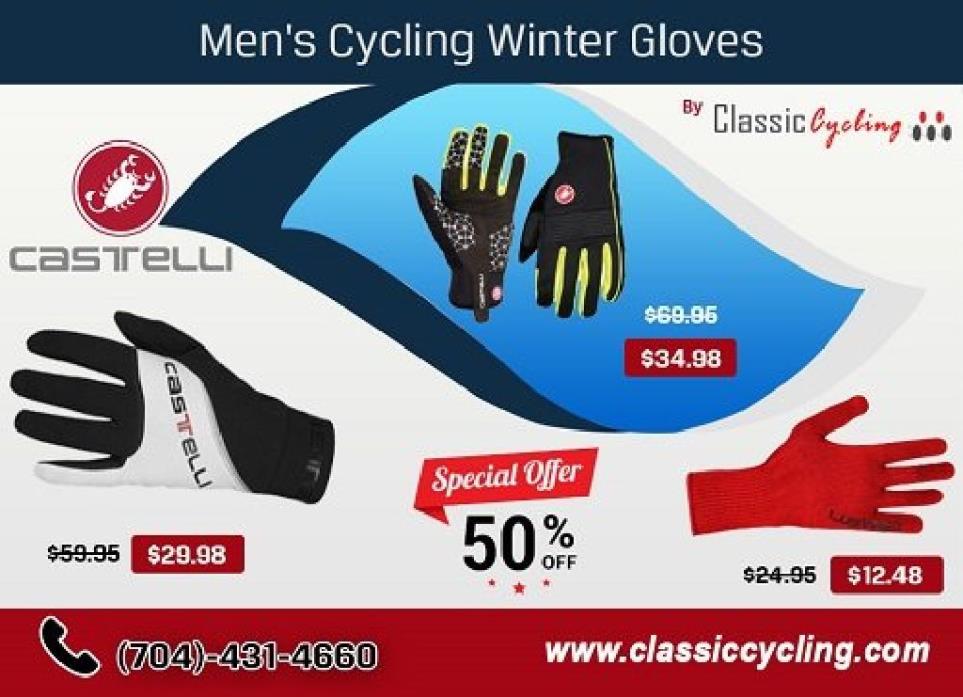 Big Offer on Castelli Men Winter Gloves â?? Classic Cycling