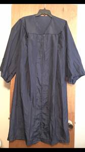 UCO blue graduation gown and cap $15 OBO
