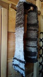 Hand Knitted Alpaca Scarves (Snowflake)