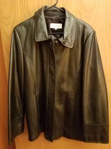 Ladies Calvin Klien Leather Coat XL (Lincoln)