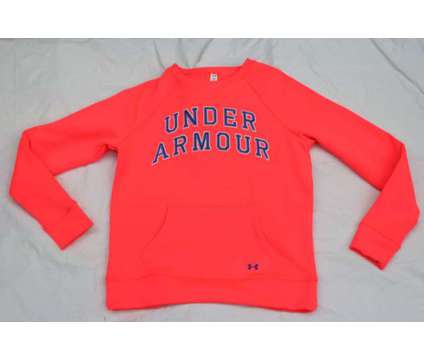 Under Armour Semi-Fitted Crew Neck Pullover Men Sweater BRIGHT NEON PINK Large