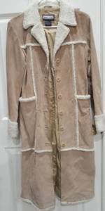 Coat Long From Wet Seal Leather Size Small Great For Winter (Henderson, Nv)