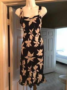 New $168 Ralph LAUREN LILY Silk Dress !!**Stunning, Beautiful