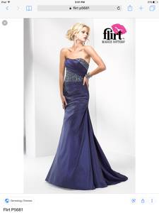 Beautiful 'Flirt by Maggie Sottero' Prom Dress- size 2 (Easley, SC)