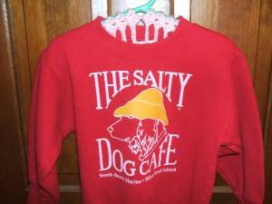 The Salty Dog Cafe Hilton Head Island Sweatshirt Youth XS (N Raleigh)